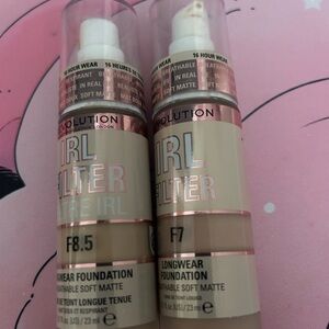 Revolution Girl Filter Longwear Foundation Duo — Shades F7 & F8.5